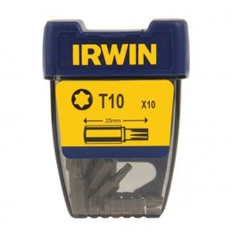 IRWIN GROT, BIT, KOŃCÓWKA TYPU TORX 1/4' 25MM 10 SZT. T10