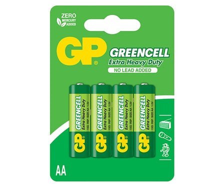 GP BATTERY BATERIA GREENCELL 1.5V R6 4 SZTUKI