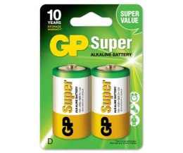 GP BATTERY BATERIA SUPER ALKALINE LR20 D 1.5V 2 SZTUKI