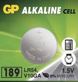 GP BATTERY BATERIA ALKALICZNA ZEGARKOWA 1.5V 189