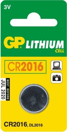 GP BATTERY BATERIA GUZIKOWA LITOWA 3V CR2016