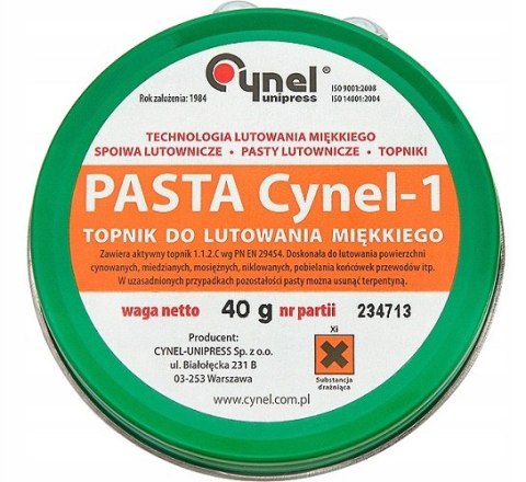 CYNEL PASTA CYNEL-1 40GR