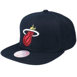 Czapka z daszkiem Mitchell & Ness NBA Miami Heat Top Spot Snapback Hwc Heat HHSS2976-MHEYYPPPBLCK