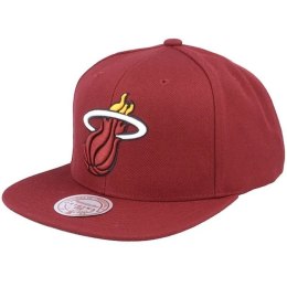 Czapka z daszkiem Mitchell & Ness NBA Miami Heat Top Spot Snapback Hwc Heat HHSS3256-MHEYYPPPMARO