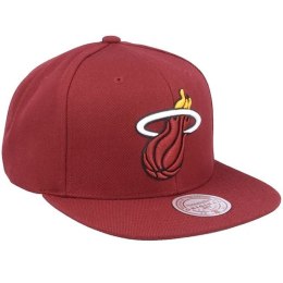 Czapka z daszkiem Mitchell & Ness NBA Miami Heat Top Spot Snapback Hwc Heat HHSS3256-MHEYYPPPMARO