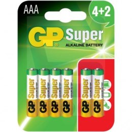 BATERIA SUPER ALKALINE AAA LR3 1.5V 6 SZTUK