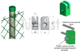PRZELOTKA DRUTU MOCOWANA NA WKRĘT PD/A ZIELONA