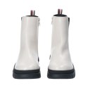 Tommy Hilfiger Botki Tommy Hilfiger Bootie Ivory T3A5-33058-1355101-101