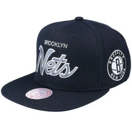 Czapka Mitchell & Ness NBA Brooklyn Nets Team Script 2.0 Snapback Nets HHSS3280-BNEYYPPPBLCK