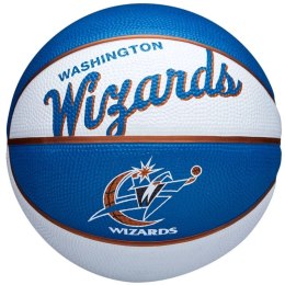 Piłka do koszykówki Wilson Team Retro Washington Wizards Mini Ball WTB3200XBWAS