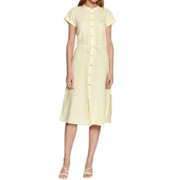 Tommy Hilfiger Sukienka Tommy Hilfiger Linen Midi W WW0WW34108