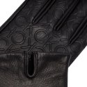 Calvin Klein Rękawiczki Calvin Klein Re-lock Debossed Leather Gloves W K60K609975