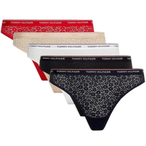 Tommy Hilfiger Bielizna Tommy Hilfiger 5-Pack Thong W UW0UW04995