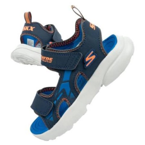 Skechers Sandały Skechers Jr 406513L/NVBL