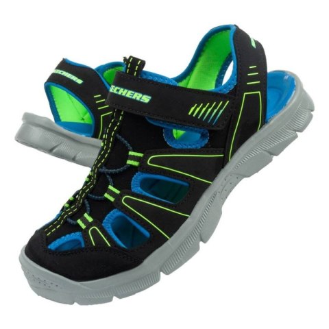 Skechers Sandały Skechers Jr 406520L/BBLM