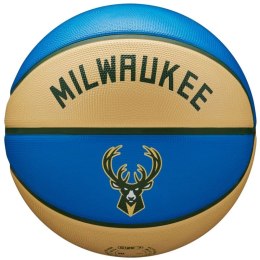 Wilson Piłka do koszykówki Wilson NBA Team City Edition Milwaukee Bucks Ball WZ4016517ID