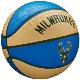 Wilson Piłka do koszykówki Wilson NBA Team City Edition Milwaukee Bucks Ball WZ4016517ID