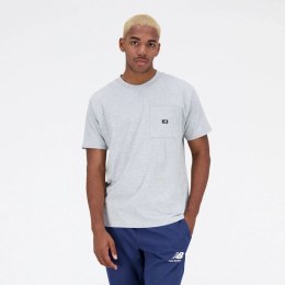 Koszulka New Balance t-shirt Essentials Reimagined Cott M MT31542AG