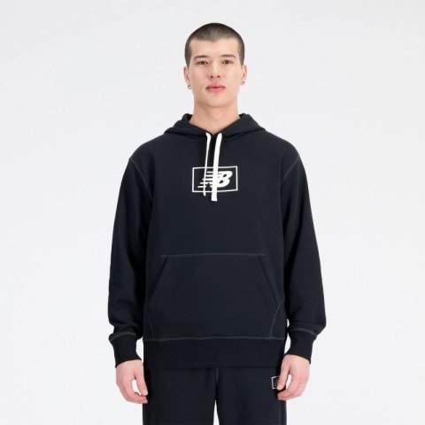 Bluza z kapturem New Balance Essentials Hoodie M MT33508BK