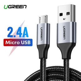 UGREEN Kabel USB do Micro USB UGREEN US290 QC 3.0 2.4A 0.25m (czarny)