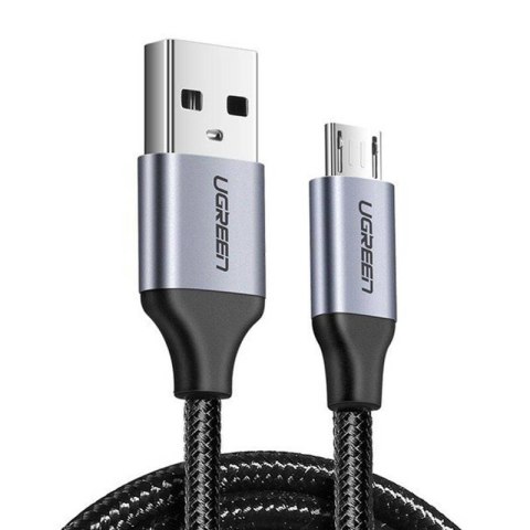 UGREEN Kabel USB do Micro USB UGREEN US290 QC 3.0 2.4A 1.5m (czarny)