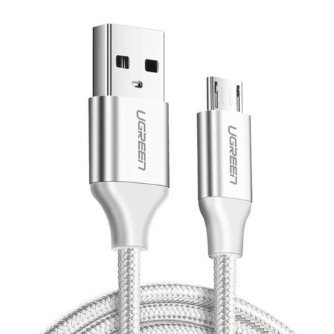 UGREEN Kabel USB do Micro USB UGREEN	US290 QC 3.0 2.4A 2m (biały)