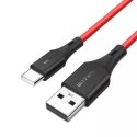 BlitzWolf Kabel USB do USB-C BlitzWolf BW-TC15 3A 1.8m (czerwony)