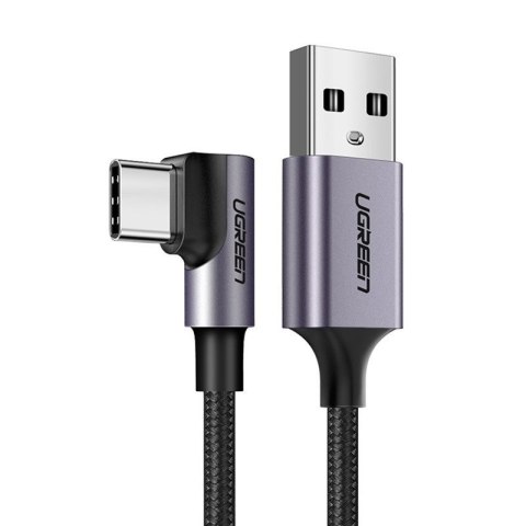 UGREEN Kabel USB do USB-C kątowy UGREEN 	US284 3A Quick Charge 3.0 1m (czarny)