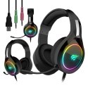 Havit Słuchawki gamingowe Havit GAMENOTE H2232D RGB USB+3.5mm