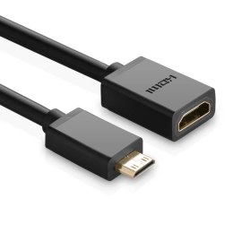 UGREEN Adapter UGREEN 20137 Mini HDMI do HDMI, 22cm (czarny)