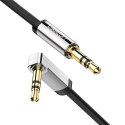 UGREEN Kątowy kabel mini jack 3,5mm AUX UGREEN 	AV119 płaski 2m (czarny)