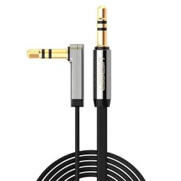 UGREEN Kątowy kabel mini jack 3,5mm AUX UGREEN 	AV119 płaski 2m (czarny)