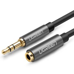 UGREEN Przedłużacz audio AUX UGREEN AV118 kabel jack 3,5 mm, 1m (czarny)