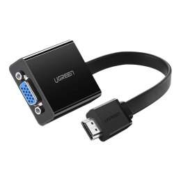 UGREEN Adapter HDMI do VGA UGREEN MM103, 16cm (czarny)