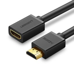 UGREEN Kabel HDMI męski do HDMI żeński UGREEN HD107, FullHD, 3D, 0.5m (czarny)