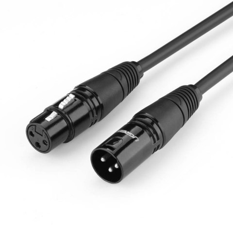 UGREEN Kabel XLR żeński do XLR męski UGREEN 20710B - 2m (czarny)