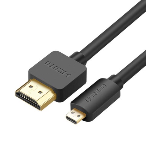 UGREEN Kabel micro HDMI - HDMI UGREEN HD127 4K 3D 1.5m (czarny)