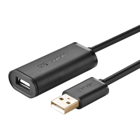 UGREEN Kabel przedłużający USB 2.0 UGREEN US121, aktywny, 10m (czarny)