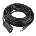 UGREEN Kabel przedłużający USB 2.0 UGREEN US121, aktywny, 10m (czarny)