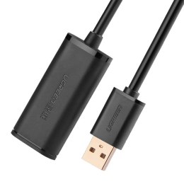 UGREEN Kabel przedłużający USB 2.0 UGREEN US121, aktywny, 15m (czarny)