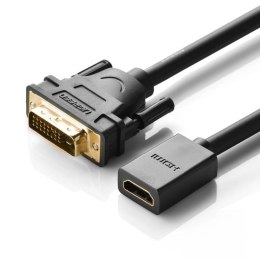 UGREEN Adapter DVI do HDMI UGREEN 20118, 15cm (czarny)