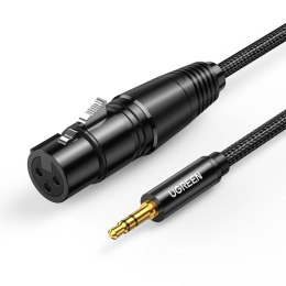 UGREEN UGREEN AV182 Kabel XLR żeński do jack 3.5 męski - 2m (czarny)