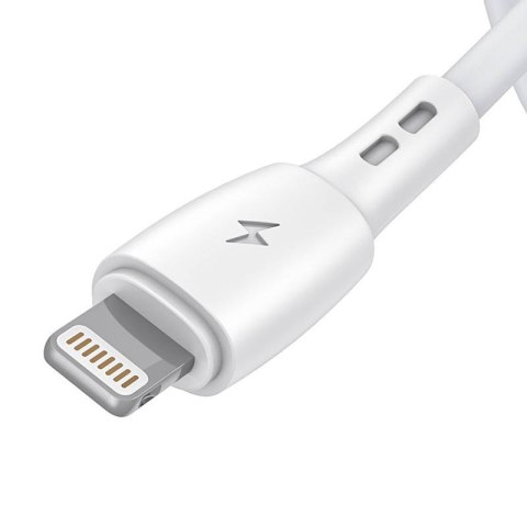 Kabel USB do Lightning VFAN Racing X05, 3A, 1m (biały)