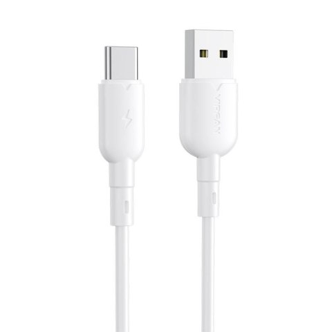 Vipfan Kabel USB do USB-C VFAN Colorful X11, 3A, 1m (biały)