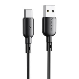 Kabel USB do USB-C VFAN Colorful X11, 3A, 1m (czarny)