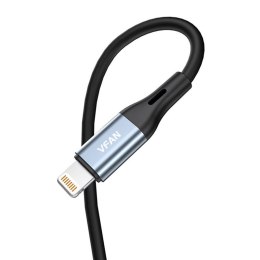 Vipfan Kabel VFAN L05 Lightning do mini jack 3.5mm AUX, 1m (szary)