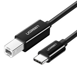 Kabel USB-C 2.0 do USB-B UGREEN US241 do drukarki, 1m (czarny)