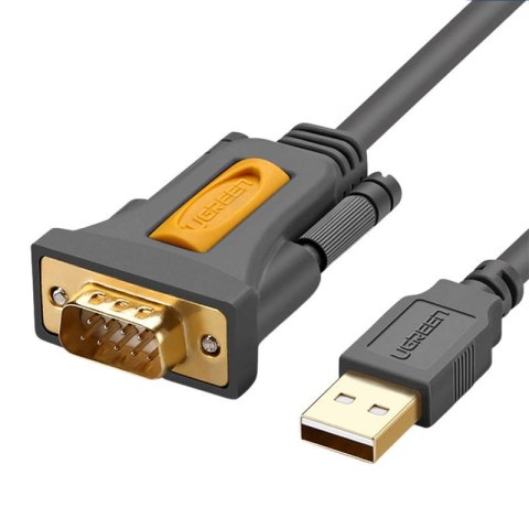 UGREEN Kabel USB do DB9 RS-232 UGREEN, 1m (czarny)