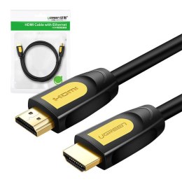 Kabel HDMI 2.0 UGREEN HD101, 4K 60Hz, 0,75m (czarno-żółty)