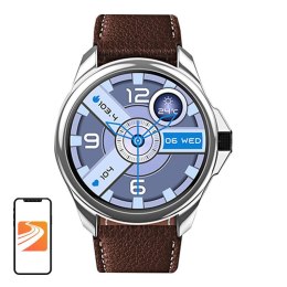 BlitzWolf Smartwatch Blitzwolf BW-AT3 (brązowy skórzany)